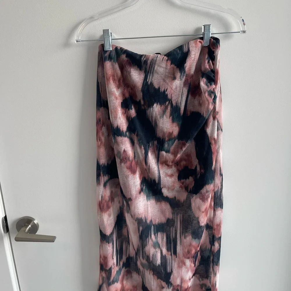 Abercrombie Mesh Floral Matching Skirt and Top Set
